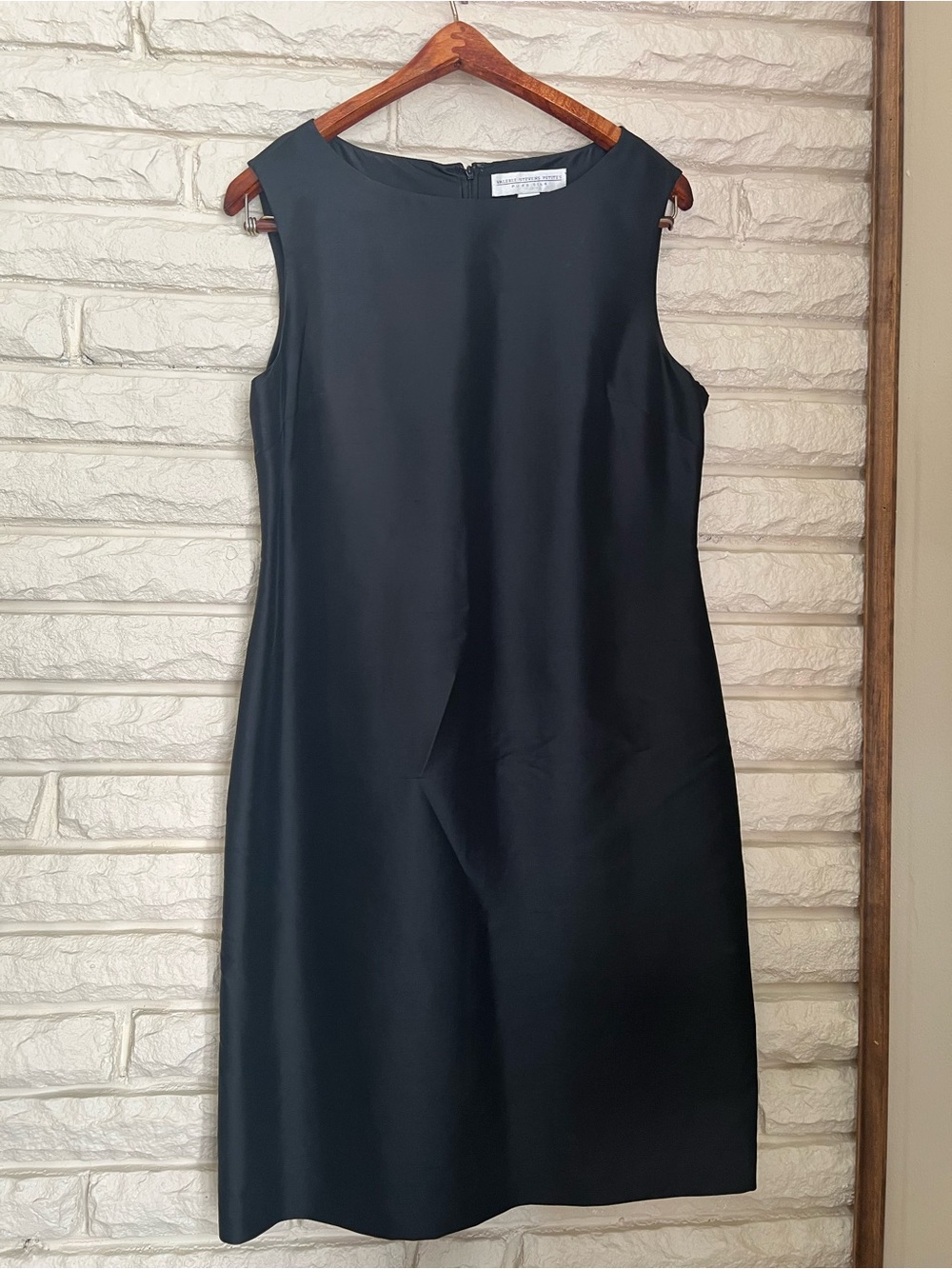 100% Silk Vintage Black Dress Valerie Stevens size 10
